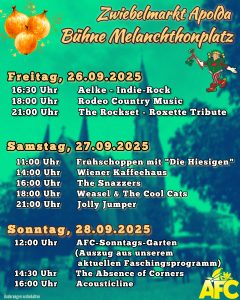 Programm Bühne Melanchthonplatz